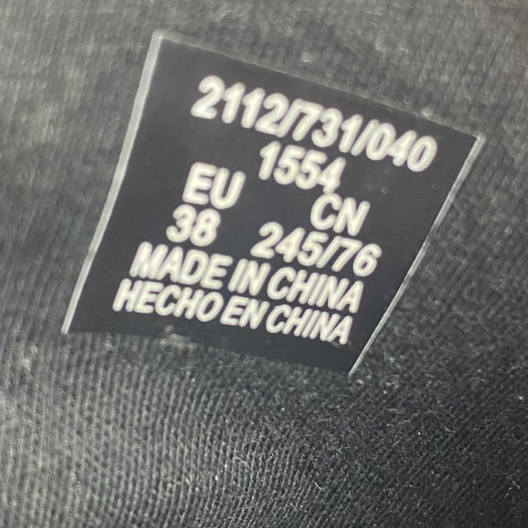 ZARA Women Black Platform Chunky Ankle Biker Boots Faux Leather 38 - Picture 11 of 11